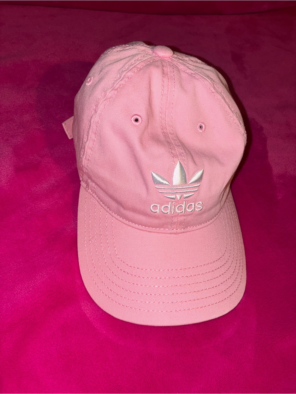 adidas Light Pink Trefoil Hat